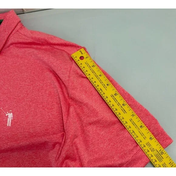 William Murray Golf Polo Shirt Mens XL Performance Stretch Heather Pink - Picture 7 of 7